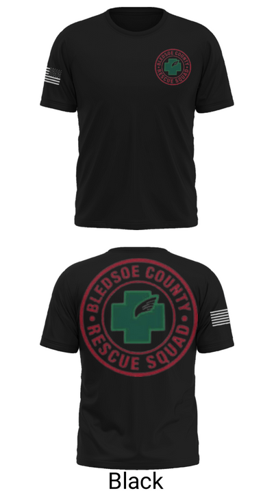 Bledsoe County Rescue Squad 83913637 Old School Cotton Feel Shirt - 30