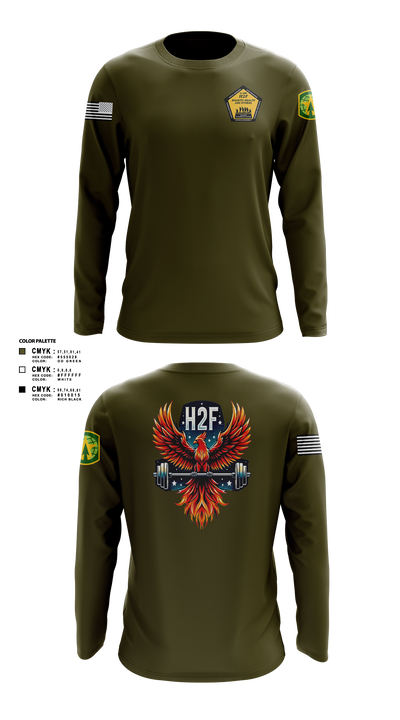 Phoenix H2F 94523826 Long Sleeve Performance Shirt - 100