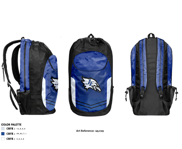 Gear Bag, Jordan-Elbridge High School Volleyball, Women's Volleyball, Teamtime, Team time, sublimation, custom sports apparel, team uniforms, spirit wear, spiritwear, sports uniforms, custom shirts, team store, custom team store, fundraiser sports, apparel fundraiser