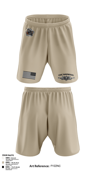 Athletic Shorts With Pockets, CHC NARWHAL, Coast Guard, Teamtime, Team time, sublimation, custom sports apparel, team uniforms, spirit wear, spiritwear, sports uniforms, custom shirts, team store, custom team store, fundraiser sports, apparel fundraiser