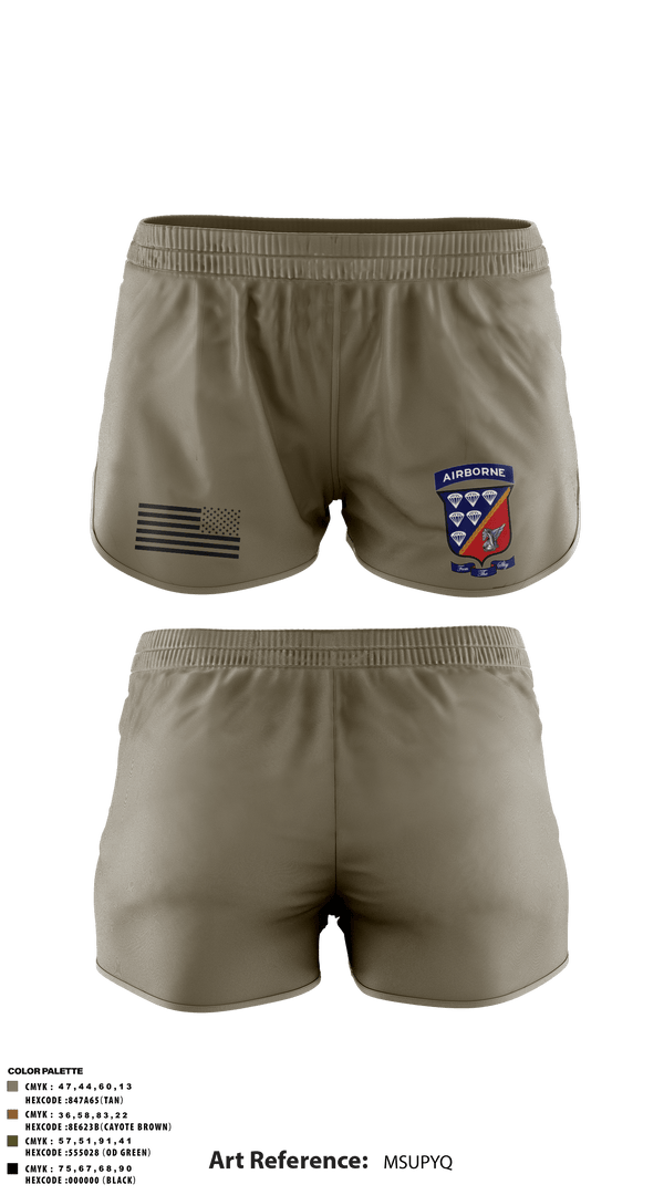 Ranger Panties, 647 Quartermaster Company, Army, Teamtime, Team time, sublimation, custom sports apparel, team uniforms, spirit wear, spiritwear, sports uniforms, custom shirts, team store, custom team store, fundraiser sports, apparel fundraiser
