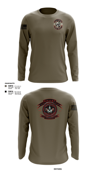 Green Beret 87463289 Long Sleeve Performance Shirt - 132