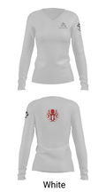 Kraken Defense Group 92519053 Women's Long Sleeve V-neck Shirt - 16