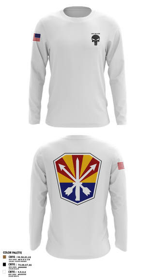 Long Sleeve Performance Polo, HHC 153 CSSB, National Guard, Teamtime, Team time, sublimation, custom sports apparel, team uniforms, spirit wear, spiritwear, sports uniforms, custom shirts, team store, custom team store, fundraiser sports, apparel fundraiser