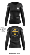 B Co 766 EN BeB 1st Platoon Armored Turtles Women's Long Sleeve V-neck Shirt - 3