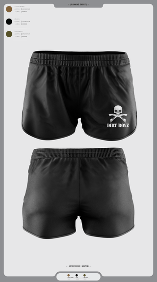 Womens Shorts, Dirt boyz, Air Force, Teamtime, Team time, sublimation, custom sports apparel, team uniforms, spirit wear, spiritwear, sports uniforms, custom shirts, team store, custom team store, fundraiser sports, apparel fundraiser