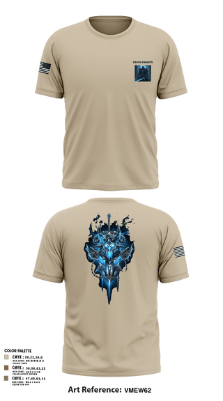 Old School Cotton Feel Shirt, Death Knights, Army, Teamtime, Team time, sublimation, custom sports apparel, team uniforms, spirit wear, spiritwear, sports uniforms, custom shirts, team store, custom team store, fundraiser sports, apparel fundraiser
