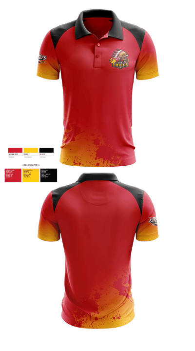 CTX Chiefs 62373517 Short Sleeve Performance Polo - 1