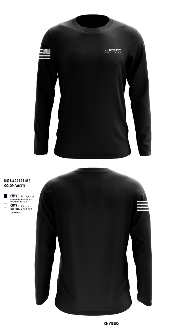 Long Sleeve Performance Shirt, JDC PBA, Police, Teamtime, Team time, sublimation, custom sports apparel, team uniforms, spirit wear, spiritwear, sports uniforms, custom shirts, team store, custom team store, fundraiser sports, apparel fundraiser