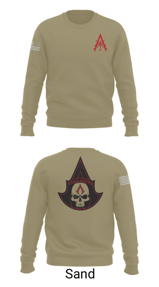 Crew Neck Sweatshirt, A Co. 1-3 AB, Army, Teamtime, Team time, sublimation, custom sports apparel, team uniforms, spirit wear, spiritwear, sports uniforms, custom shirts, team store, custom team store, fundraiser sports, apparel fundraiser