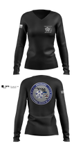 Broward Fraternal Order of Police 91005967 Women's Long Sleeve V-neck Shirt - 3