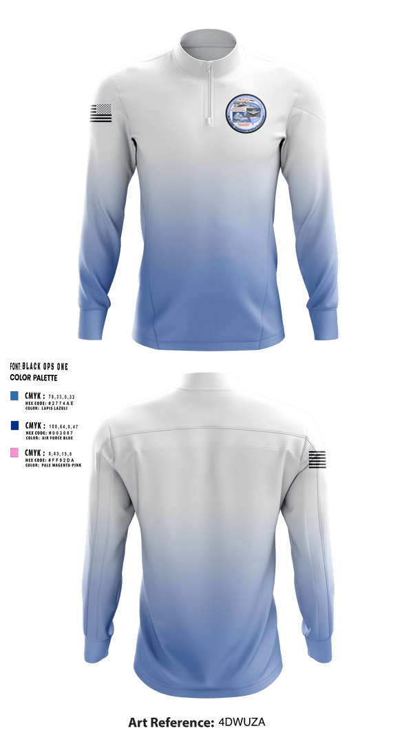 Quarter Zip Jacket, POLARS, Air Force, Teamtime, Team time, sublimation, custom sports apparel, team uniforms, spirit wear, spiritwear, sports uniforms, custom shirts, team store, custom team store, fundraiser sports, apparel fundraiser