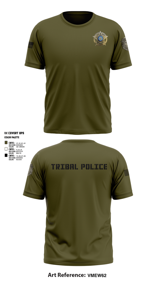 Short Sleeve Performance Shirt, Eastern Shawnee Tribal Police, Police, Teamtime, Team time, sublimation, custom sports apparel, team uniforms, spirit wear, spiritwear, sports uniforms, custom shirts, team store, custom team store, fundraiser sports, apparel fundraiser