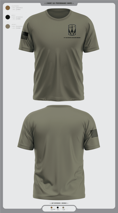 31st Air Defense Artillery Brigade 63211625 Short Sleeve Performance Shirt - 6