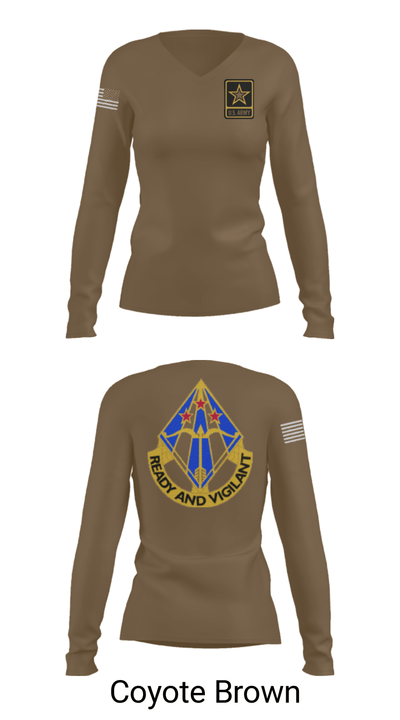 Air defense 55957656 Women's Long Sleeve V-neck Shirt - 19