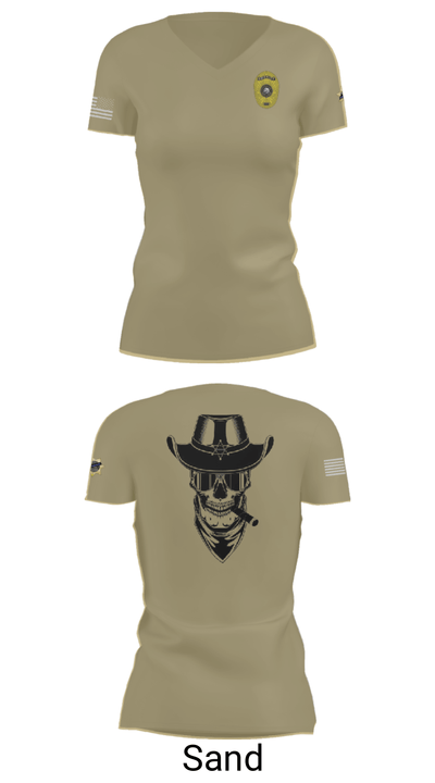 Charlie Squad 89952871 Women's Short Sleeve V-neck Shirt - 84