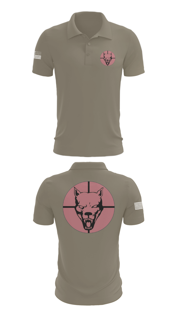 Short Sleeve Performance Polo, Hellhound PLT, A CO, 2-8 CAV, , Teamtime, Team time, sublimation, custom sports apparel, team uniforms, spirit wear, spiritwear, sports uniforms, custom shirts, team store, custom team store, fundraiser sports, apparel fundraiser