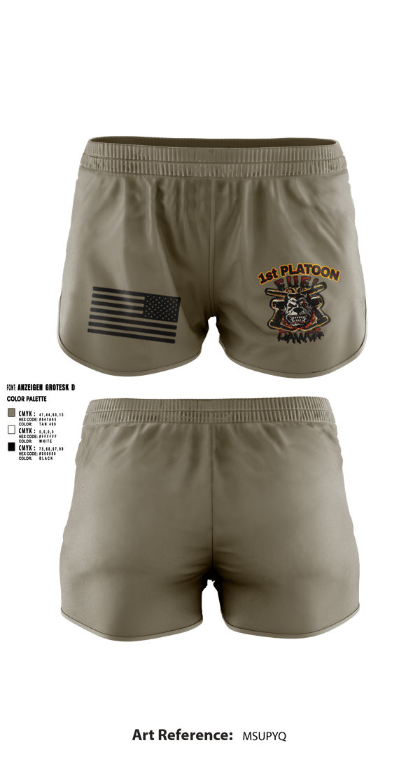 Ranger Panties, Fuel Dawgs, Army, Teamtime, Team time, sublimation, custom sports apparel, team uniforms, spirit wear, spiritwear, sports uniforms, custom shirts, team store, custom team store, fundraiser sports, apparel fundraiser