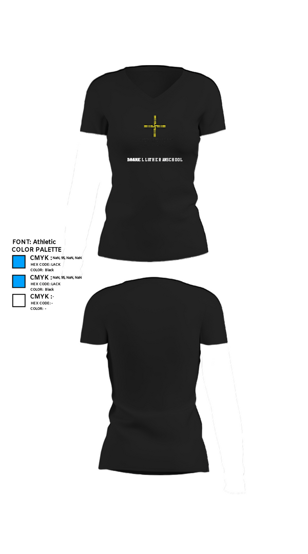 Women's Short Sleeve Vneck Shirt, Immanuel Lutheran School, Spirit Store, Teamtime, Team time, sublimation, custom sports apparel, team uniforms, spirit wear, spiritwear, sports uniforms, custom shirts, team store, custom team store, fundraiser sports, apparel fundraiser