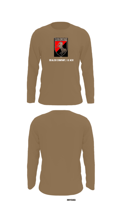 Dealer Company, 1/11 ACR 26717697 Long Sleeve Performance Shirt - 12