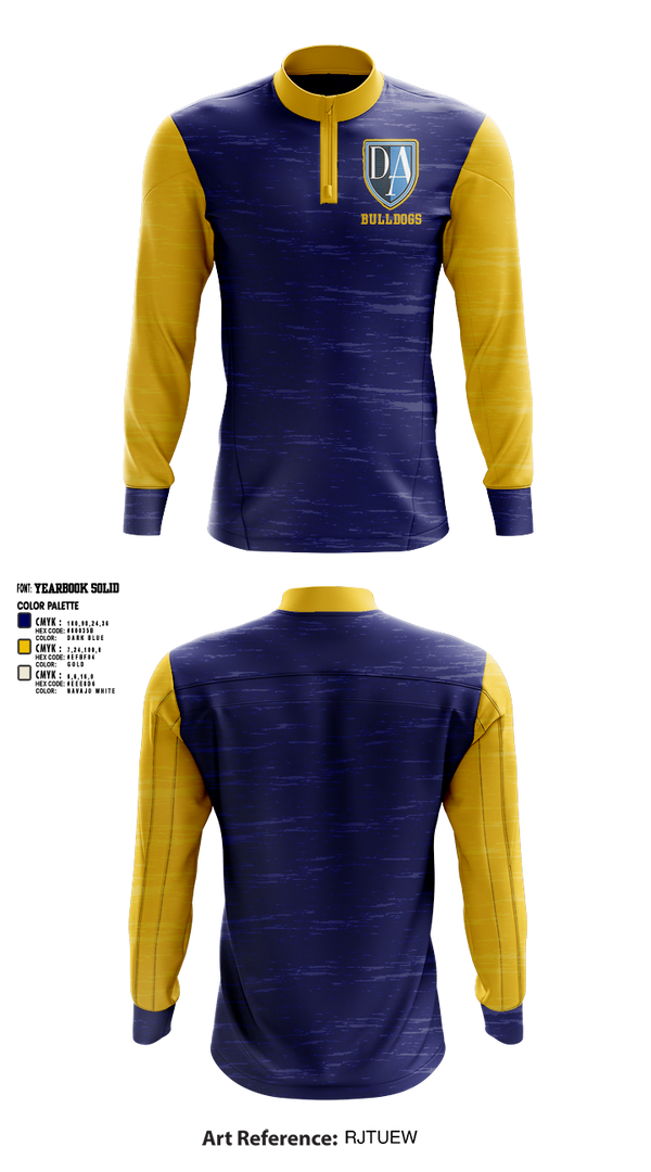 Quarter Zip Jacket, Bulldogs, , Teamtime, Team time, sublimation, custom sports apparel, team uniforms, spirit wear, spiritwear, sports uniforms, custom shirts, team store, custom team store, fundraiser sports, apparel fundraiser
