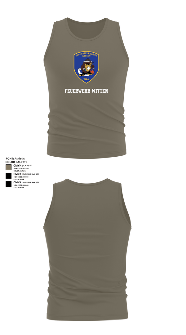 Tank Top, Feuerwehr Witten, Fire Department, Teamtime, Team time, sublimation, custom sports apparel, team uniforms, spirit wear, spiritwear, sports uniforms, custom shirts, team store, custom team store, fundraiser sports, apparel fundraiser