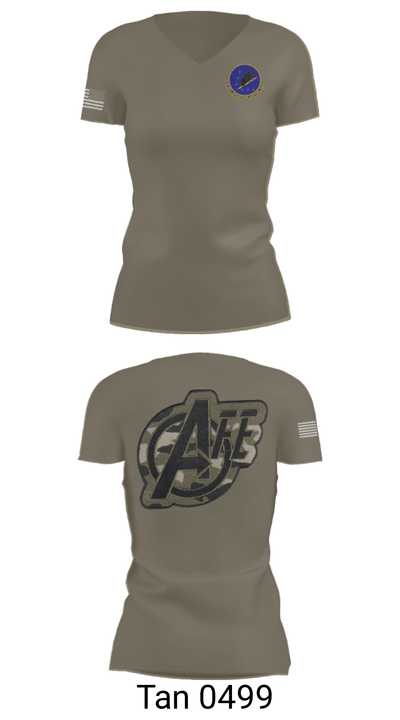 509 OSS 20473594 Women's Short Sleeve V-neck Shirt - 68