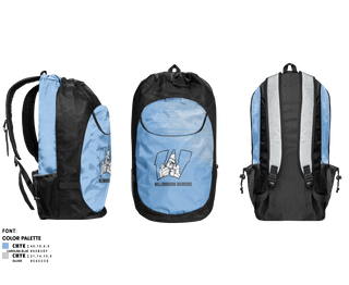 Gear Bag, Willowbrook Warriors, Men's Soccer, Teamtime, Team time, sublimation, custom sports apparel, team uniforms, spirit wear, spiritwear, sports uniforms, custom shirts, team store, custom team store, fundraiser sports, apparel fundraiser