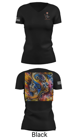 Womens Short Sleeve Vneck Shirt, Wicked Transformationz, , Teamtime, Team time, sublimation, custom sports apparel, team uniforms, spirit wear, spiritwear, sports uniforms, custom shirts, team store, custom team store, fundraiser sports, apparel fundraiser