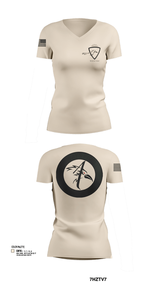 Womens Short Sleeve Vneck Shirt, 1055th Trans 1st Plt, National Guard, Teamtime, Team time, sublimation, custom sports apparel, team uniforms, spirit wear, spiritwear, sports uniforms, custom shirts, team store, custom team store, fundraiser sports, apparel fundraiser