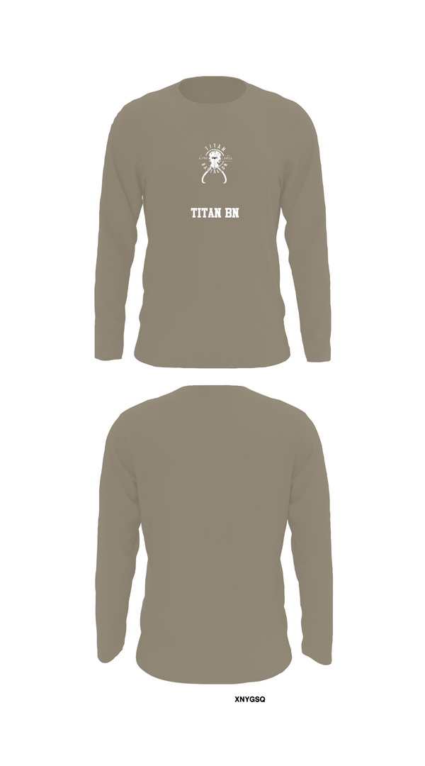 Long Sleeve Performance Shirt, TITAN BN, Army, Teamtime, Team time, sublimation, custom sports apparel, team uniforms, spirit wear, spiritwear, sports uniforms, custom shirts, team store, custom team store, fundraiser sports, apparel fundraiser