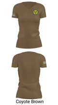 160th mp bn 37897815 Women's Short Sleeve V-neck Shirt - 8