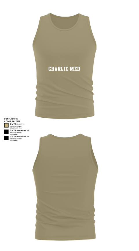 Tank Top, Charlie med, Army, Teamtime, Team time, sublimation, custom sports apparel, team uniforms, spirit wear, spiritwear, sports uniforms, custom shirts, team store, custom team store, fundraiser sports, apparel fundraiser