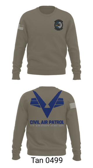 Crew Neck Sweatshirt, Sunlake High School Cadet Squadron, Air Force, Teamtime, Team time, sublimation, custom sports apparel, team uniforms, spirit wear, spiritwear, sports uniforms, custom shirts, team store, custom team store, fundraiser sports, apparel fundraiser
