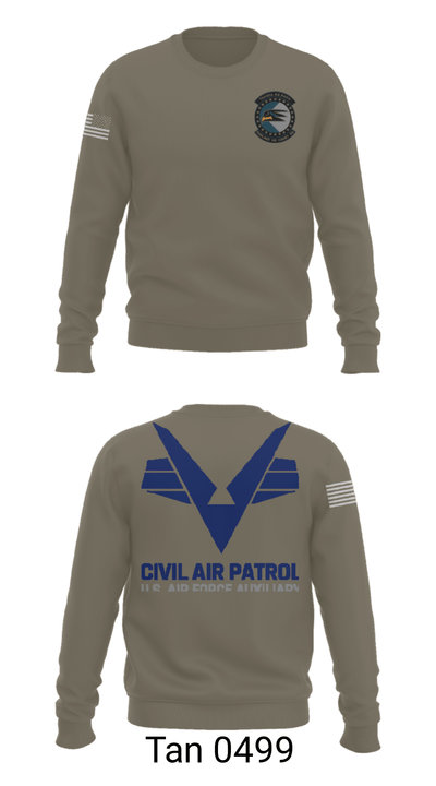 Sunlake High School Cadet Squadron 6161246 Crew Neck Sweatshirt - 65