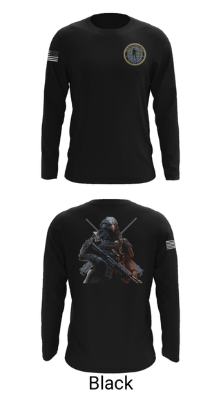 Long Sleeve Performance Shirt, Center for Security Forces Detachment Chesapeake, Navy, Teamtime, Team time, sublimation, custom sports apparel, team uniforms, spirit wear, spiritwear, sports uniforms, custom shirts, team store, custom team store, fundraiser sports, apparel fundraiser