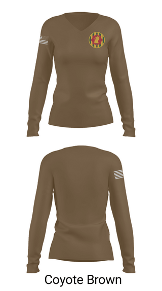 Women's Long Sleeve Vneck Shirt, 127, Army, Teamtime, Team time, sublimation, custom sports apparel, team uniforms, spirit wear, spiritwear, sports uniforms, custom shirts, team store, custom team store, fundraiser sports, apparel fundraiser