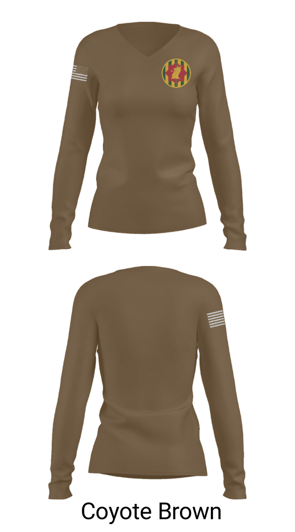 Women's Long Sleeve Vneck Shirt, 127, Army, Teamtime, Team time, sublimation, custom sports apparel, team uniforms, spirit wear, spiritwear, sports uniforms, custom shirts, team store, custom team store, fundraiser sports, apparel fundraiser