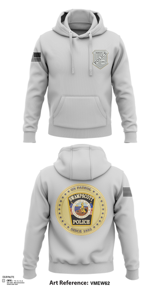 Hoodie, Swampscott Police, Police, Teamtime, Team time, sublimation, custom sports apparel, team uniforms, spirit wear, spiritwear, sports uniforms, custom shirts, team store, custom team store, fundraiser sports, apparel fundraiser