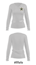 Dominican University Baseball 77133592 Women's Long Sleeve V-neck Shirt - 20
