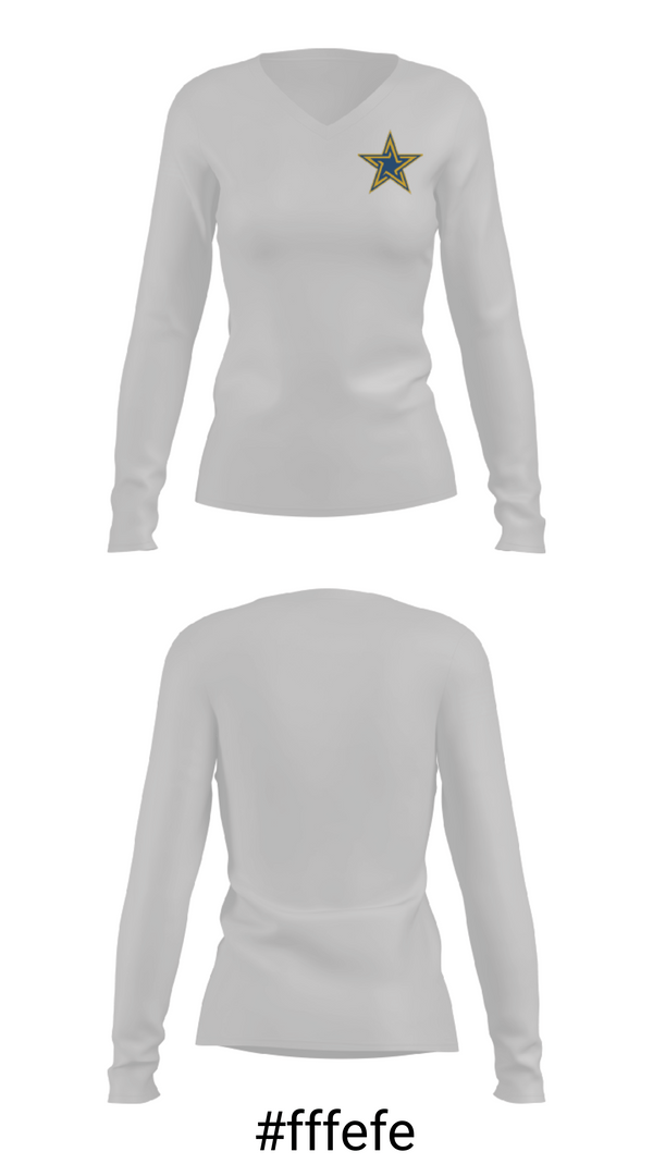 Women's Long Sleeve Vneck Shirt, Dominican University Baseball, Baseball, Teamtime, Team time, sublimation, custom sports apparel, team uniforms, spirit wear, spiritwear, sports uniforms, custom shirts, team store, custom team store, fundraiser sports, apparel fundraiser