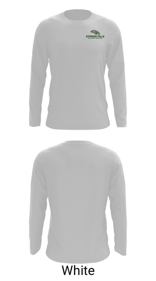 Long Sleeve Performance Shirt, Cypress Falls High School Track, Track & Field, Teamtime, Team time, sublimation, custom sports apparel, team uniforms, spirit wear, spiritwear, sports uniforms, custom shirts, team store, custom team store, fundraiser sports, apparel fundraiser