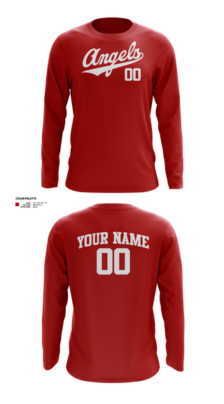 Long Sleeve Performance Shirt, IWV Youth Baseball, Baseball, Teamtime, Team time, sublimation, custom sports apparel, team uniforms, spirit wear, spiritwear, sports uniforms, custom shirts, team store, custom team store, fundraiser sports, apparel fundraiser