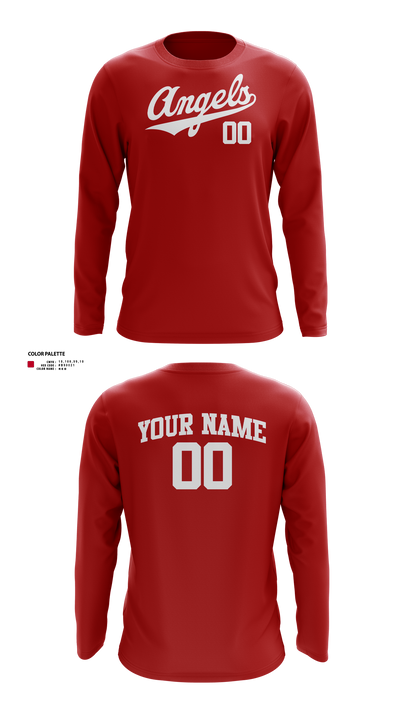IWV Youth Baseball 93154147 Long Sleeve Performance Shirt 112