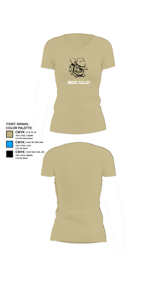 Womens Short Sleeve Vneck Shirt, Rogue Valley, Marines, Teamtime, Team time, sublimation, custom sports apparel, team uniforms, spirit wear, spiritwear, sports uniforms, custom shirts, team store, custom team store, fundraiser sports, apparel fundraiser