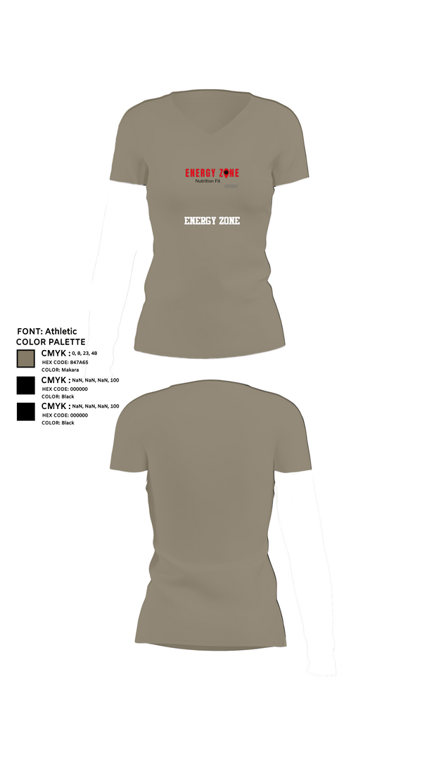 Womens Short Sleeve Vneck Shirt, Energy Zone, , Teamtime, Team time, sublimation, custom sports apparel, team uniforms, spirit wear, spiritwear, sports uniforms, custom shirts, team store, custom team store, fundraiser sports, apparel fundraiser