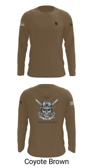 Long Sleeve Performance Shirt, C co 1-185 Th, Army, Teamtime, Team time, sublimation, custom sports apparel, team uniforms, spirit wear, spiritwear, sports uniforms, custom shirts, team store, custom team store, fundraiser sports, apparel fundraiser