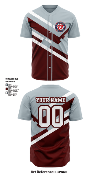 Full Button Baseball Jersey, Warriors, Baseball, Teamtime, Team time, sublimation, custom sports apparel, team uniforms, spirit wear, spiritwear, sports uniforms, custom shirts, team store, custom team store, fundraiser sports, apparel fundraiser
