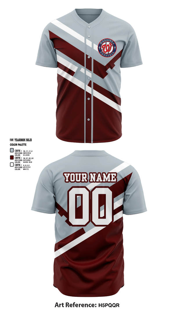 Full Button Baseball Jersey, Warriors, Baseball, Teamtime, Team time, sublimation, custom sports apparel, team uniforms, spirit wear, spiritwear, sports uniforms, custom shirts, team store, custom team store, fundraiser sports, apparel fundraiser