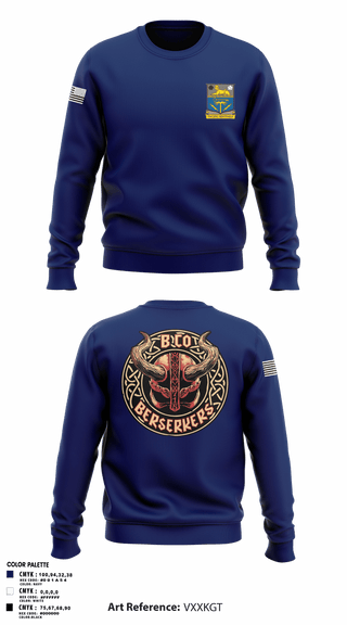 Crew Neck Sweatshirt, ArmyBravo Company 715 MIArmy, Army, Teamtime, Team time, sublimation, custom sports apparel, team uniforms, spirit wear, spiritwear, sports uniforms, custom shirts, team store, custom team store, fundraiser sports, apparel fundraiser